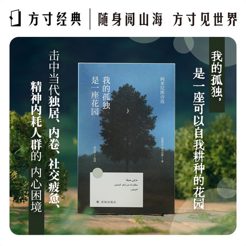 我的孤独是一座花园阿多尼斯诗选