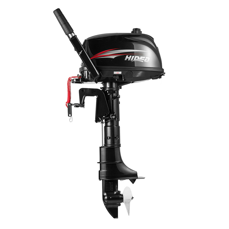 正品HIDEA海的船外机2冲6马力船挂机 船马达推进器 船外机冲锋舟