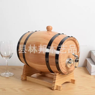 厂家货源橡木桶红酒桶木制橡木桶松木桶酒吧酒庄展会红酒木桶