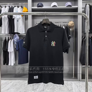 NewEra纽亦华情侣短袖男女NY彩色刺绣POLO衫运动T恤13789095