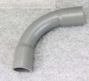 台塑集团 南亚PVC水管大月弯配件给水管件塑料大弯头灰色UPVC接头