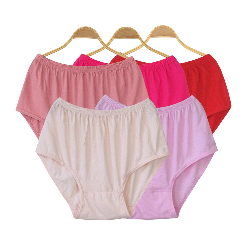 中老年人纯棉内裤加肥加大码三角裤头妈妈高腰深裆裤衩女舒适柔软