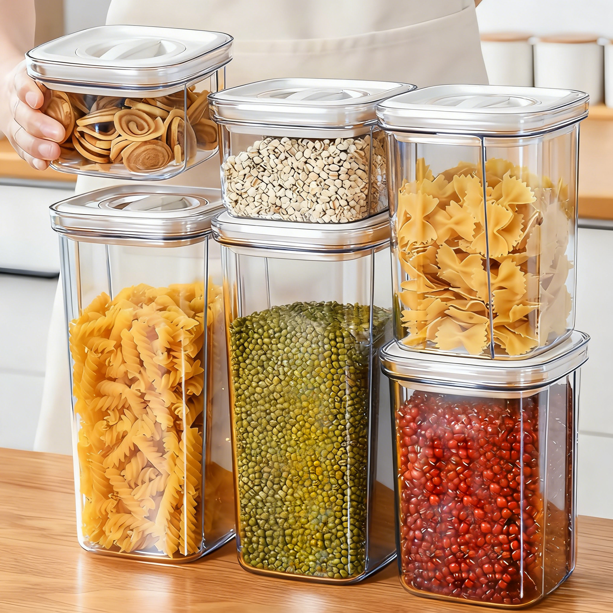 日本密封罐食品级家用五谷杂粮收纳盒厨房香料干货防潮防虫储存盒