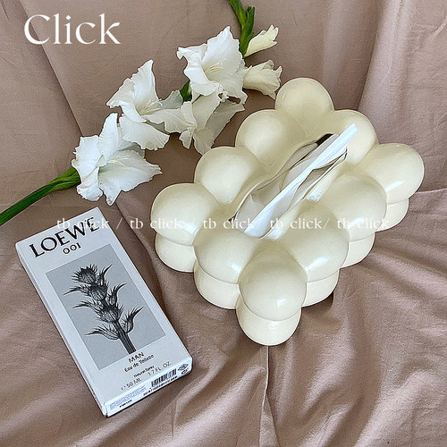 Click可爱蛋仔球球陶瓷纸巾盒