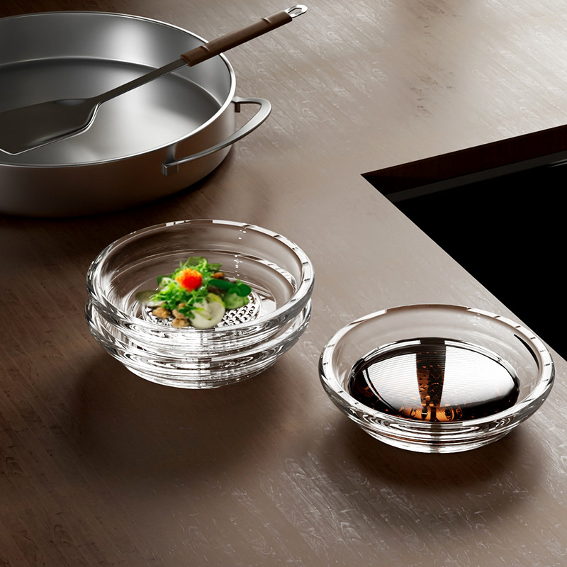 简约酱油醋小菜调料碟生姜蒜泥玻