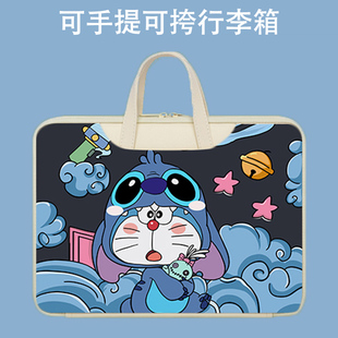 适用2025新款ipad11代平板手提包11英寸可爱卡通a3354可放键盘大容量A16苹果pad收纳袋13全包防摔电脑内胆包