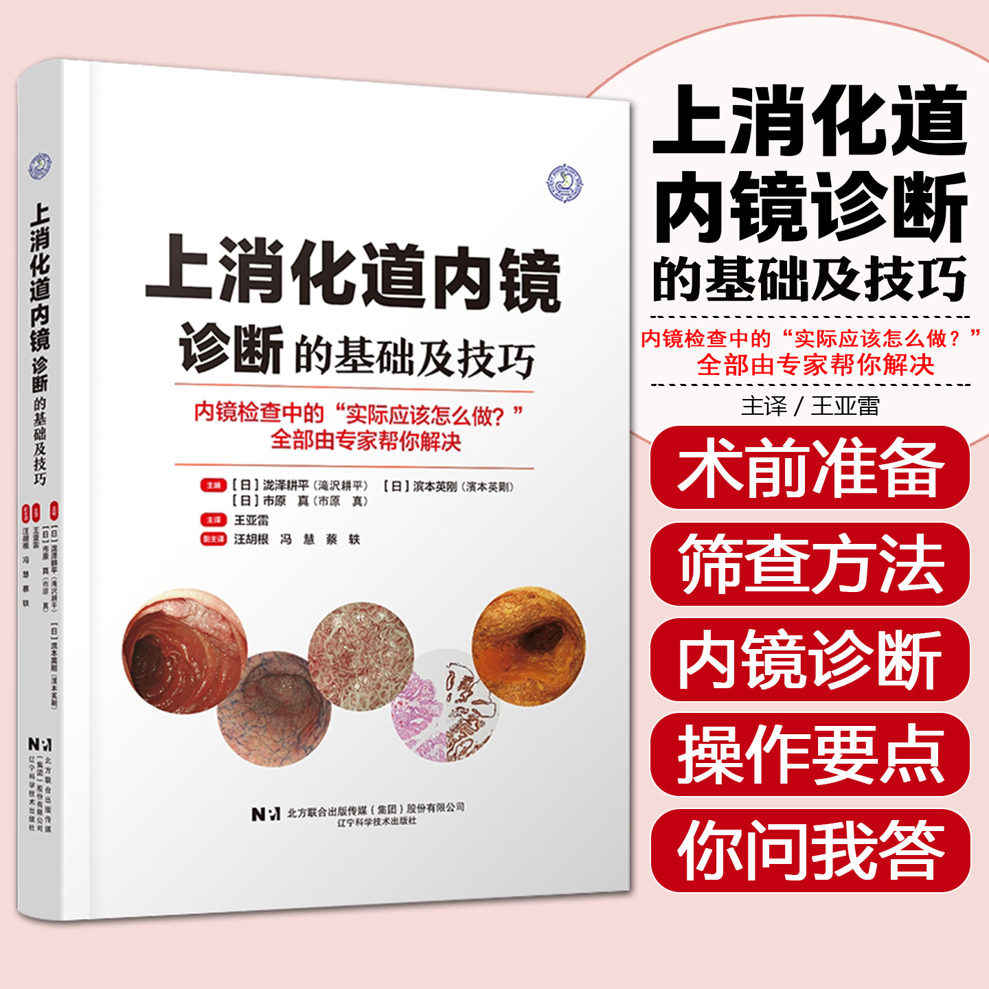 上消化道内镜诊断的基础及技巧 肠胃镜检查操作手册食管胃溃疡胃病鉴别诊断书籍辽宁科学技术出版社