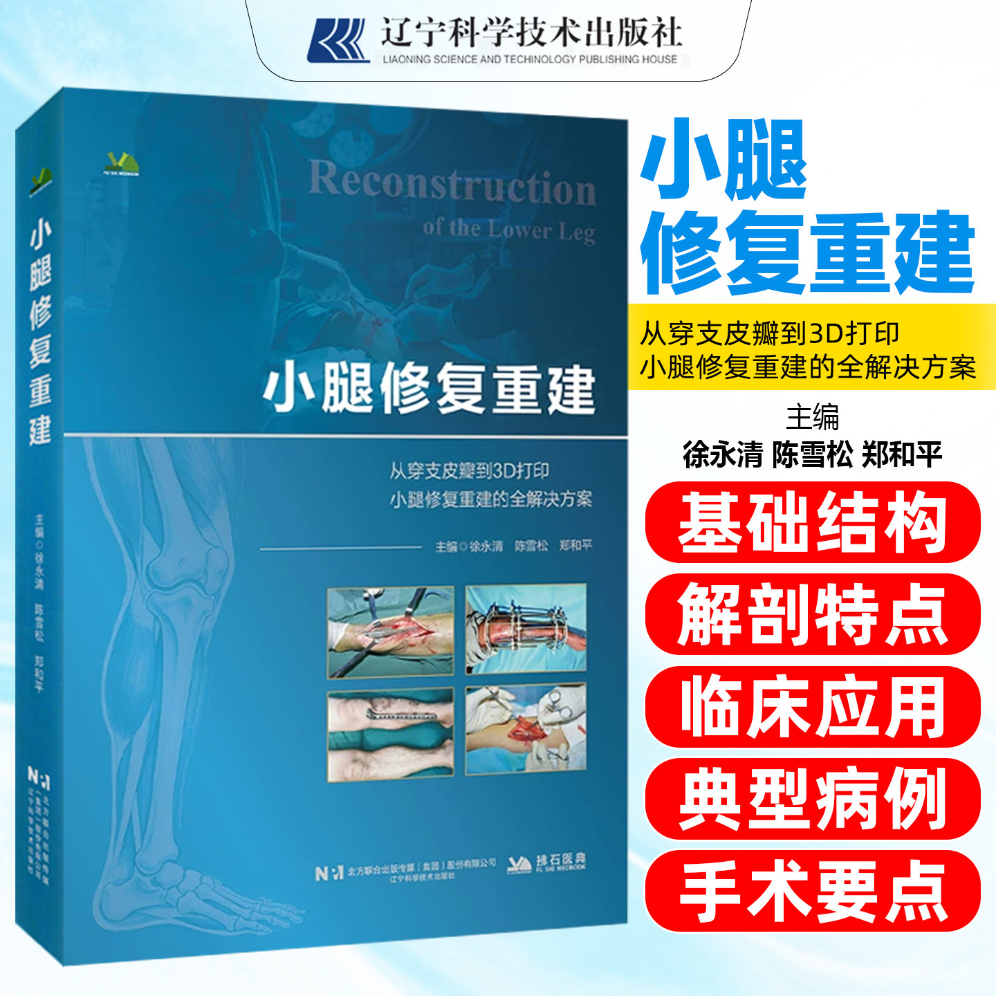 小腿修复重建徐永清陈雪松郑和平小腿穿支皮瓣的解剖特点与临床应用骨科手足外科整形外科等工具书 辽宁科学技术出版社
