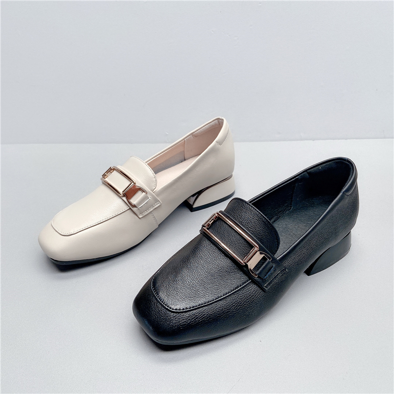 韩版时尚低跟简约风单鞋撤柜断码