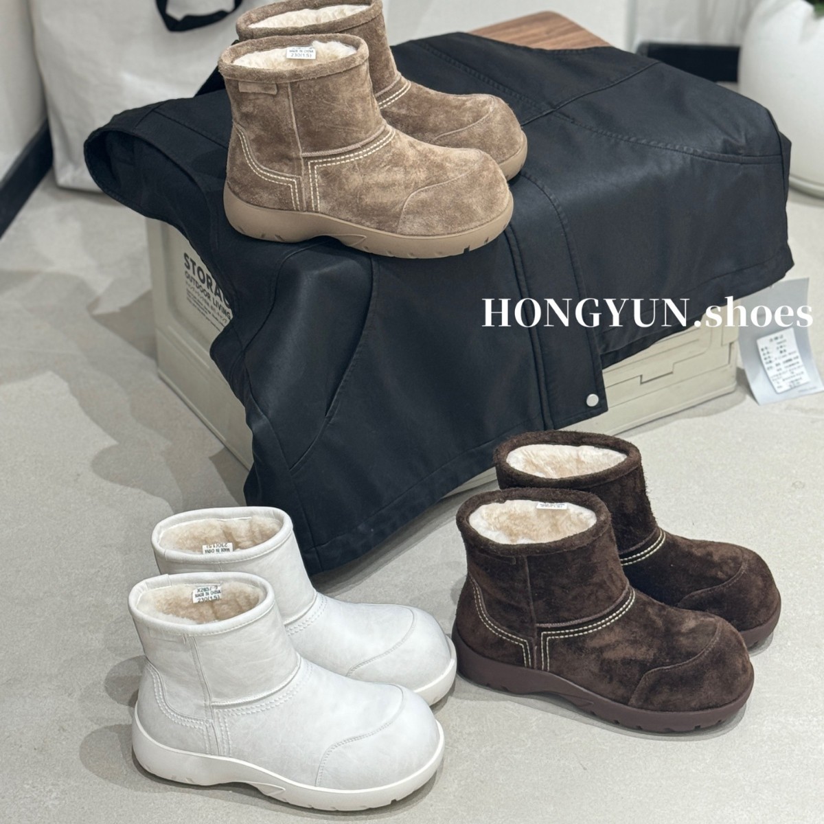 舒适小众棉靴时尚短筒靴加绒加厚保暖雪地靴女2025冬季防滑短靴潮