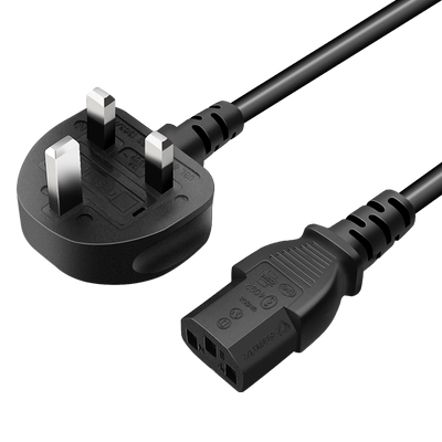 BS认证纯铜英标英规机箱电源线品字尾电脑电源线台式机显示器电视