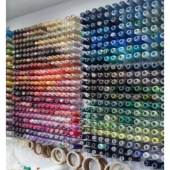 绣花线缝纫线收纳整理架可报数量尺寸定制此为架子链接不包括绣线