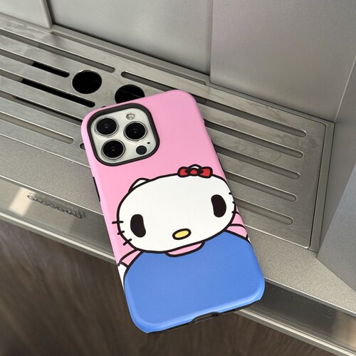 搞怪hellokitty适用苹果手机壳iPhone16/15/14/13/12/11Promax菲林二合一华为mate60pro抽象可爱ins小米14pro