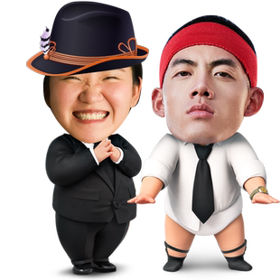 人形立牌KT板生日广告牌定制闺蜜好友海报横幅手举牌网红同款搞怪