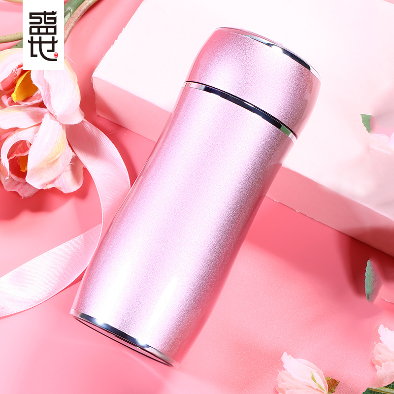 足银内胆杯子迷你银水杯雪花银