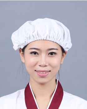 纺织帽女餐饮工作帽厨师帽防尘食堂厨房帽防油烟女款食品厂防护帽