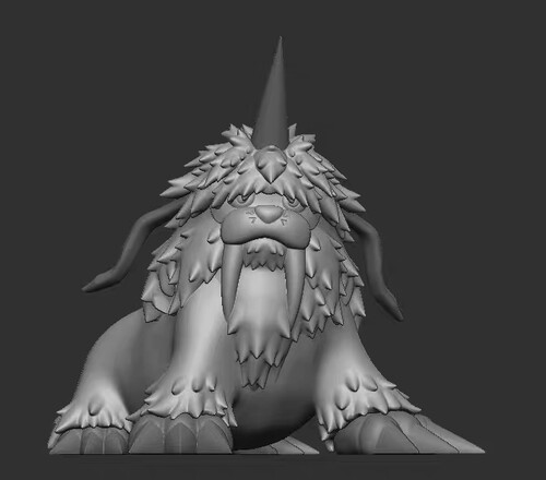 数码宝贝海狮兽3d打印白膜digimon潮玩GK手办