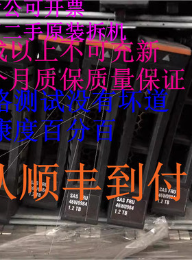 原装一口价 46W0984 46W0983 46W0980  1.2TB SAS 6G 10K EXP2524