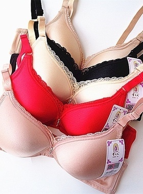 贵夫人无钢圈中模杯小胸文胸FA8361后两排扣薄聚拢b杯光面内衣