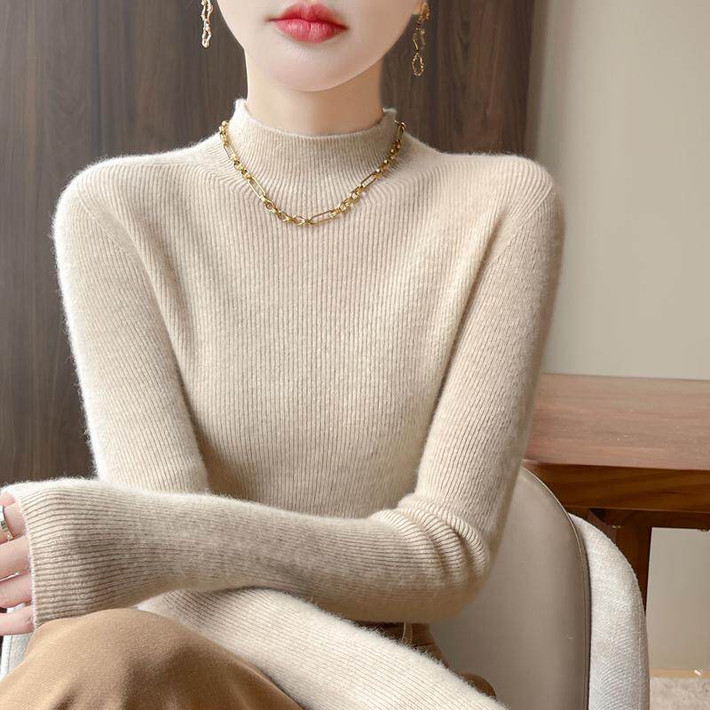 一线成衣无缝秋冬配羊毛大衣内搭针织衫打底衫半高领修身纯色毛衣,女装/女士精品,毛衣,淘宝优惠券,粉丝福利购,淘宝优惠卷