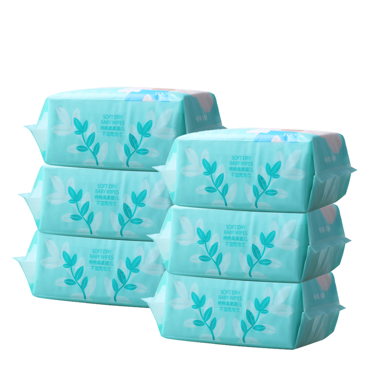 喜多湿两用棉柔巾新生纸巾儿童