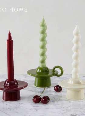 【星球飞碟】创意陶瓷香薰烛台摆件手持烛台底座艺术感蜡烛托装饰