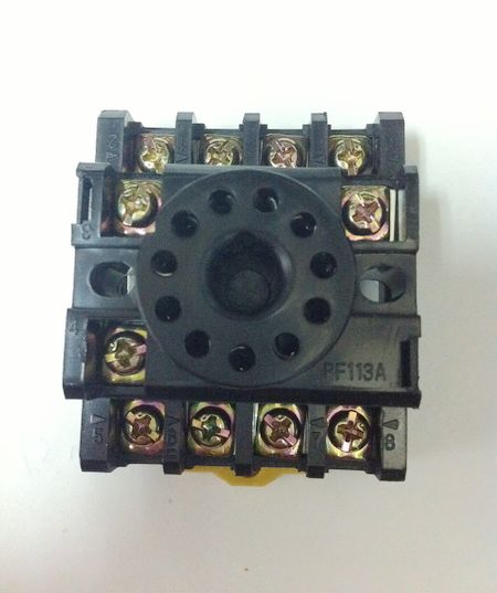 国产 PF113A MK3P-I 继电器底座 11孔脚