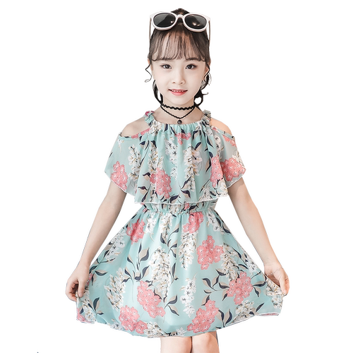 女童连衣裙夏装2025新款儿童超洋气雪纺公主裙网红童装小女孩裙子