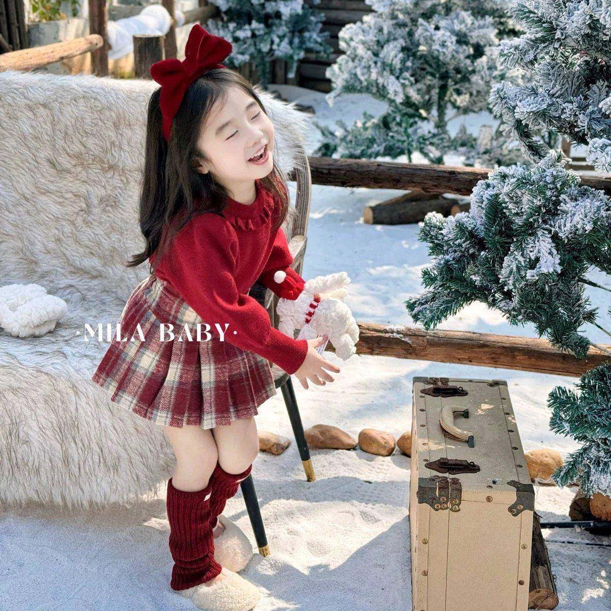 女童半身裙秋冬新款洋气儿童红色格子裙圣诞裙子中大童呢子短裙裤,童装/婴儿装/亲子装,半身裙,淘宝优惠券,粉丝福利购,淘宝优惠卷