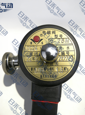重庆东方电磁阀ZCS-25M 32M DC24V 1.6mpa带手动螺纹不锈钢20M