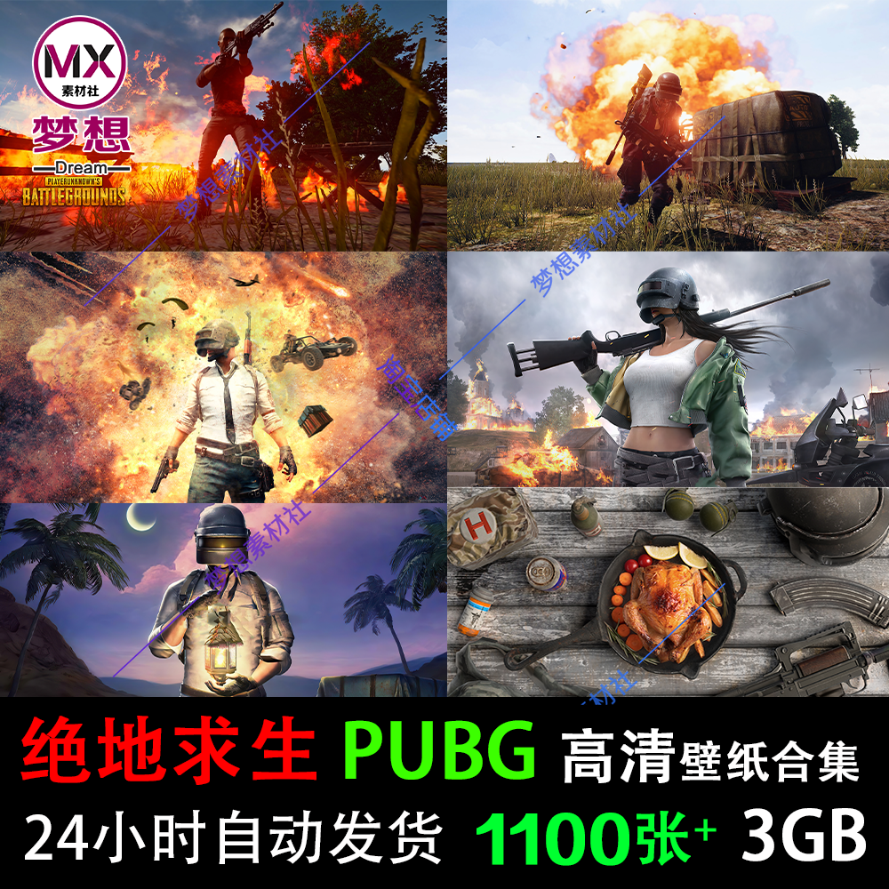 2023新绝地求生高清电脑手机壁纸1080p2k4k图片素材吃鸡游戏cg