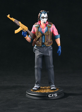 CS2周边手办模型玩具生日礼物树脂摆件CSGO反恐精英探员皮肤兵人