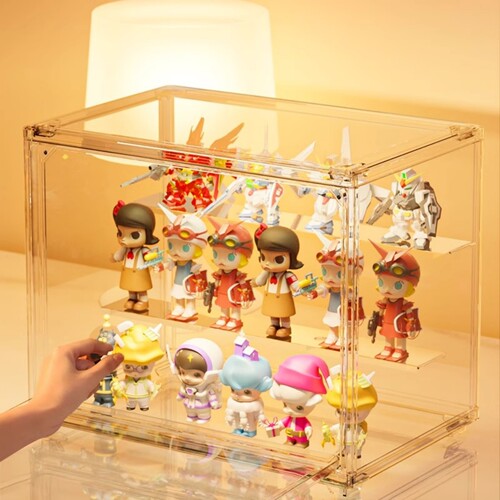盲盒手办收纳盒防尘展示柜