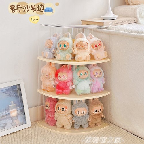 labubu透明亚克力手办收纳盒