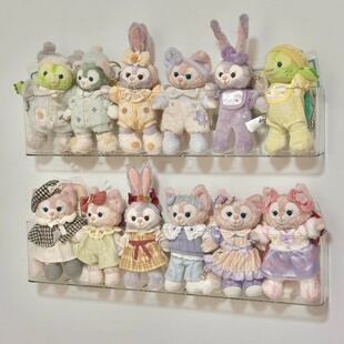 迪士尼挂件收纳盒展示架娃娃公仔放墙上玩偶毛绒具门后玄关壁神器