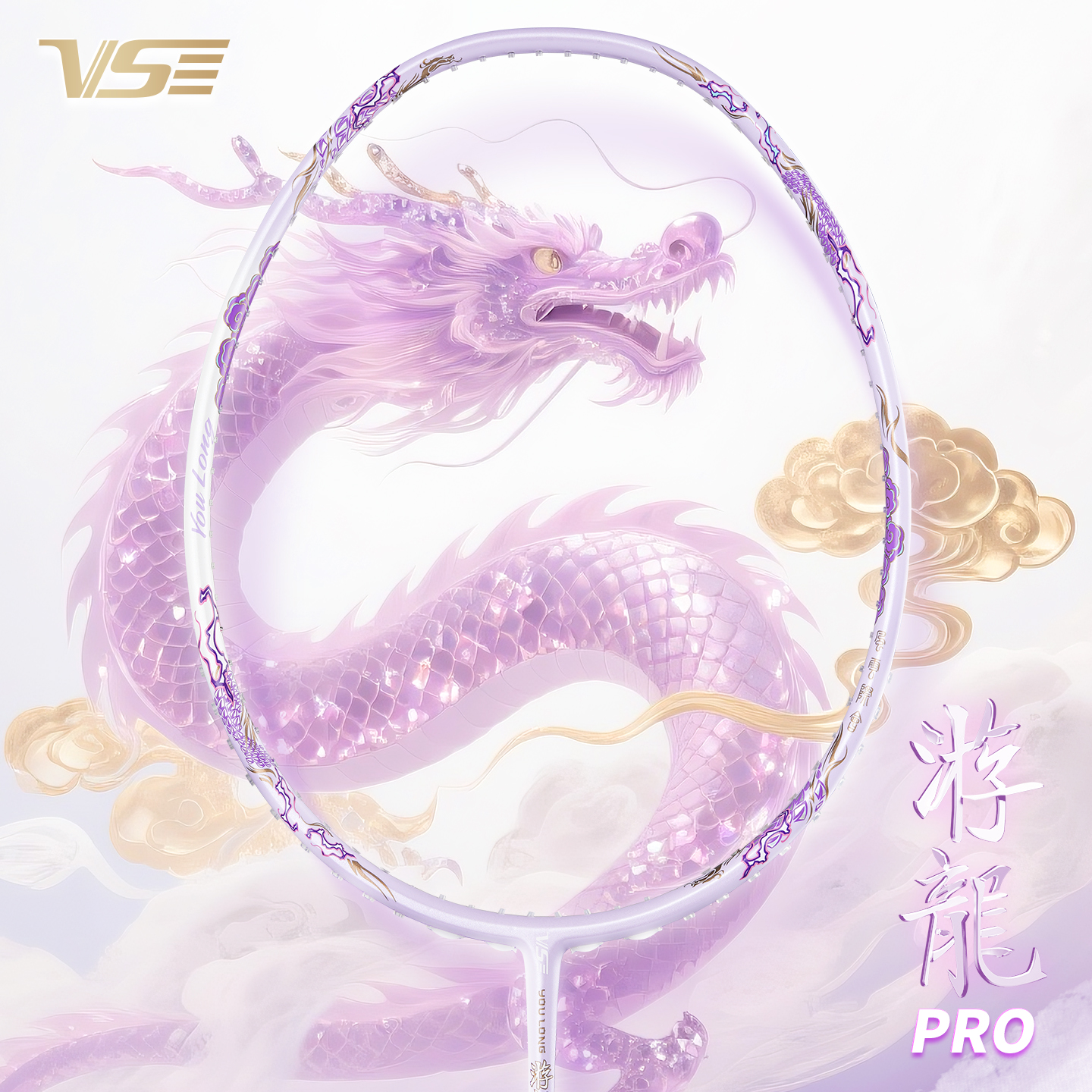 正品VENSON威臣游龙PRO羽毛球拍全碳素专业比赛进阶超轻单拍