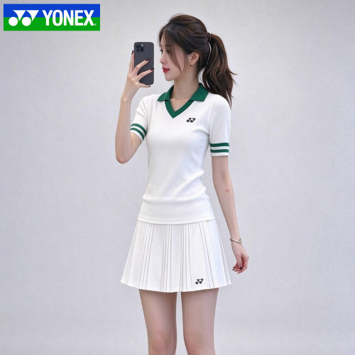 2026新款YONEX尤尼克斯巨好看羽毛球服女短袖上衣yy网球服2153526