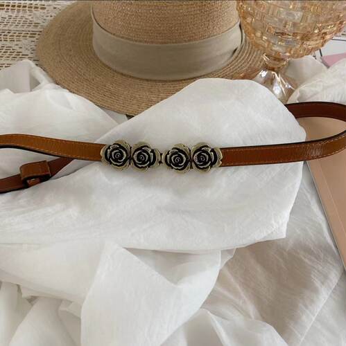 理想三旬女性花扣合金百搭