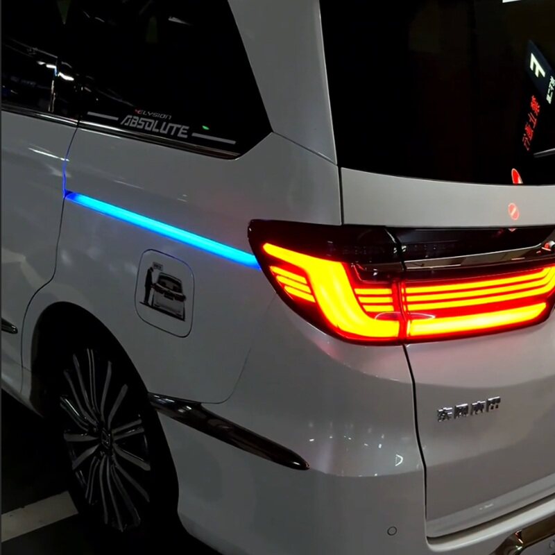 适用奥德赛艾力绅侧滑门氛围灯轨道灯流水跑马内饰尾灯转向灯改装