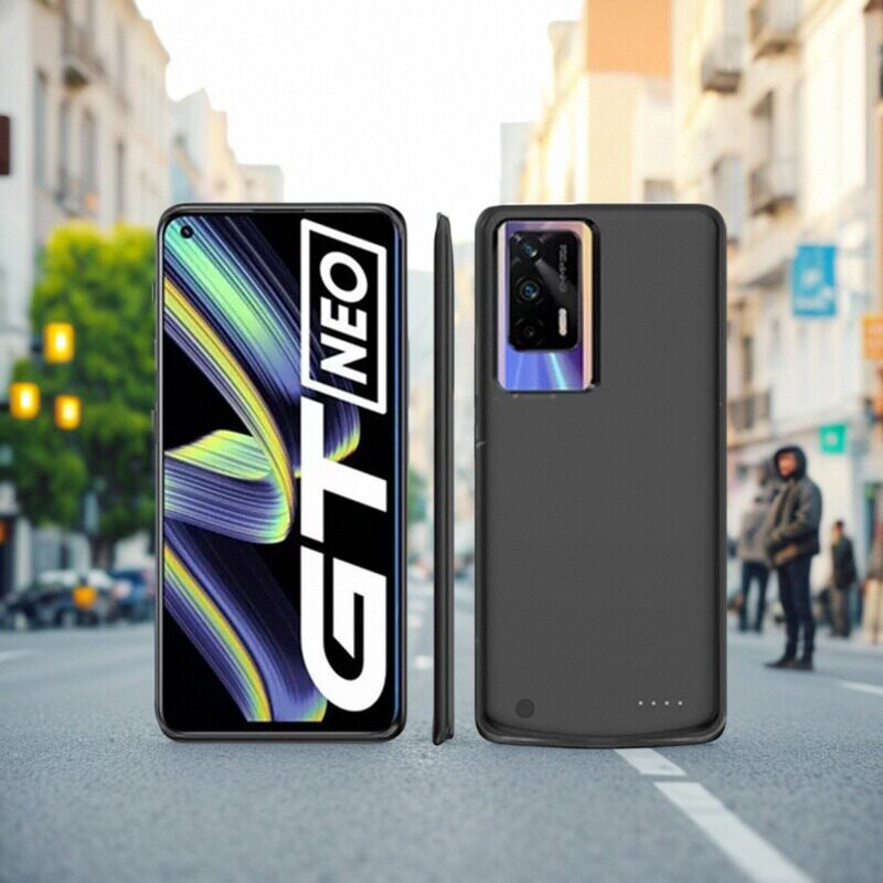 适用真我GT大师探索版背夹电池realmeGTneo手机壳充电宝便携电源