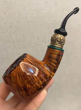 丹麦Peder Jeppesen吉普森PJ手工石楠木烟斗苹果斗Boutique典藏4