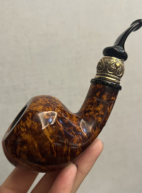 丹麦进口Peder Jeppesen吉普森PJ手工石楠木烟斗典藏5 银圈系列