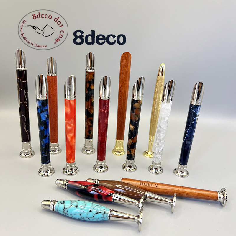 8deco手工烟斗压棒头三合一防熄火烟斗压杆烟斗工具配件烟斗压棒