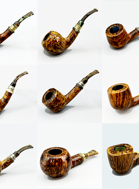 丹麦进口Peder Jeppesen吉普森PJ手工石楠木烟斗光面Classic3入门