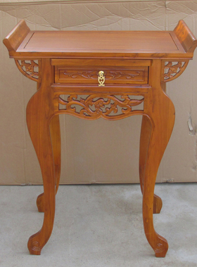 实木供桌供台神台家用榆木财神桌供佛桌佛台佛龛贡桌香案条案简约