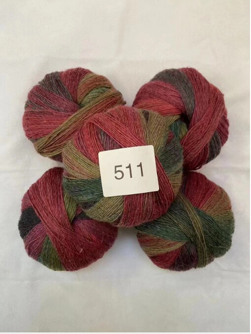 段染2023细线羊毛毛衣