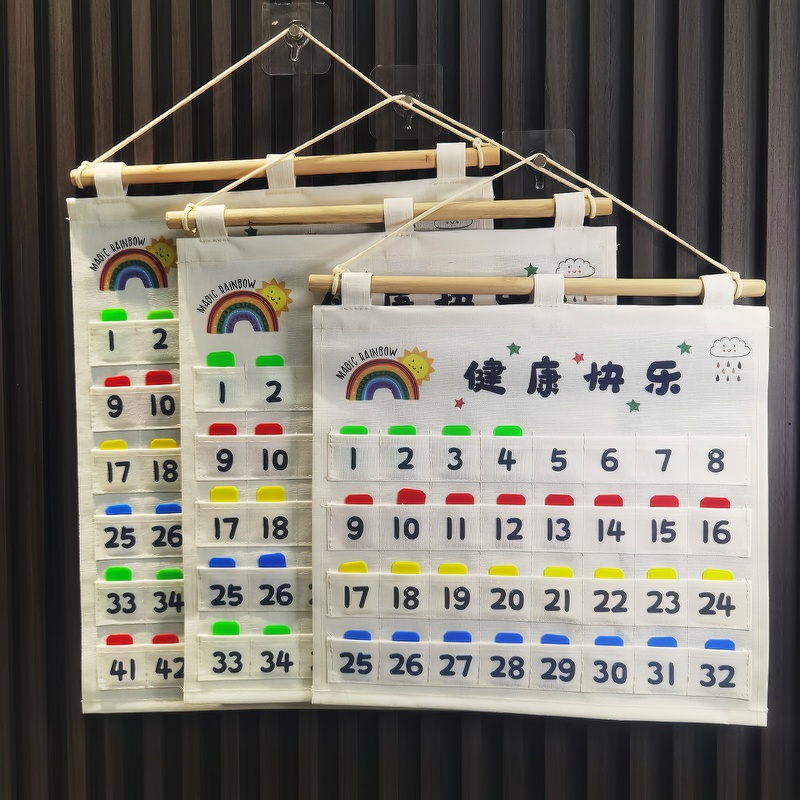 防水晨检袋幼儿园挂墙式