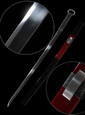 环首内弧唐刀长款唐横刀剑龙泉