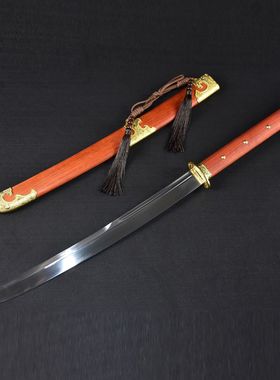 龙泉市刀剑传统宝剑高锰钢一体
