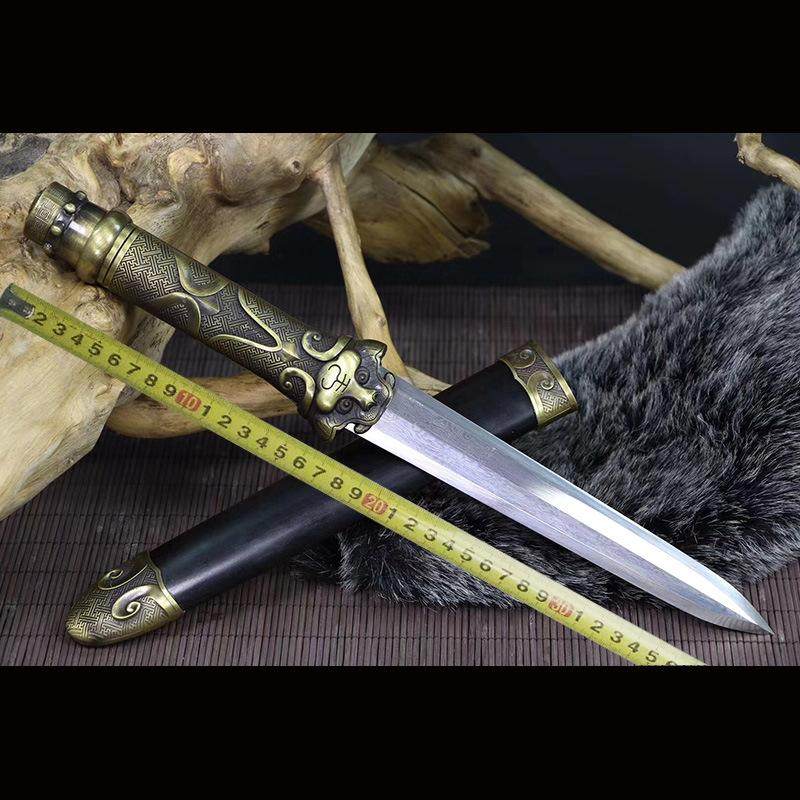 龙泉周匠刀剑防身小短剑户外短刀